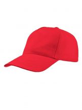 Czapka dziecięca pięciopanelowa KIDS CZA600K - RED