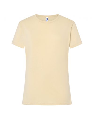 T-shirt damski JHK TSRLCMF - BUTTER CREAM