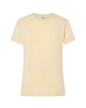 T-shirt damski JHK TSRLCMF - BUTTER CREAM