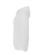 Bluza damska z kapturem, zapinana SWUL HOOD - WHITE