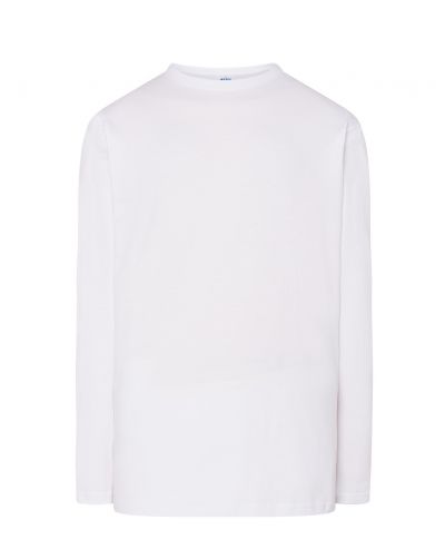 T-Shirt męski z długim rękawem TSRA150LS - WHITE