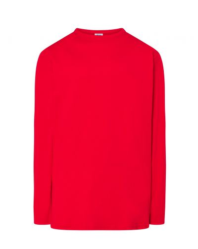 T-Shirt męski z długim rękawem TSRA150LS - RED