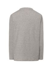 T-Shirt męski z długim rękawem TSRA150LS - GREY MELANGE