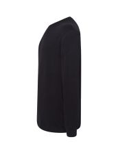 T-Shirt męski z długim rękawem TSRA170LS - BLACK