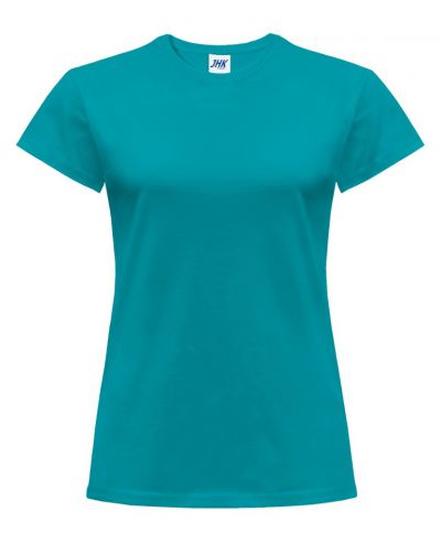T-shirt damski JHK TSRLCMF - TURQUOISE