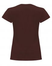 T-shirt damski JHK TSRLCMF - CHOCOLATE