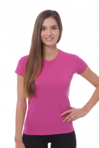 T-shirt damski JHK TSRLCMF - FUCSIA