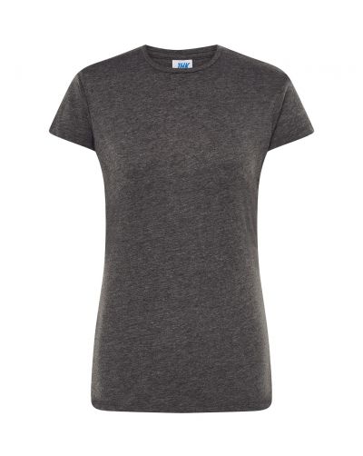 T-shirt damski JHK TSRLCMF - CHARCOAL HEATHER