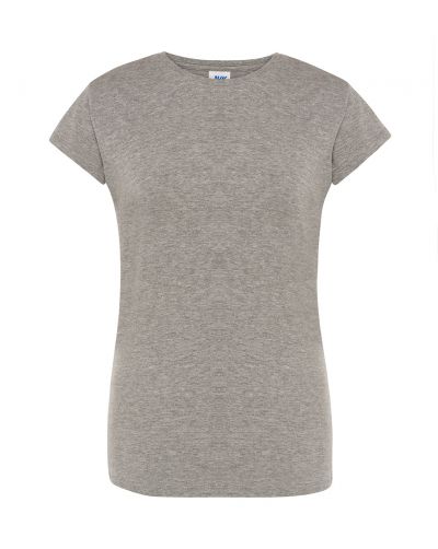 T-shirt damski JHK TSRLPRM - GREY MELANGE-