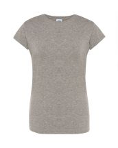 T-shirt damski JHK TSRLPRM - GREY MELANGE-
