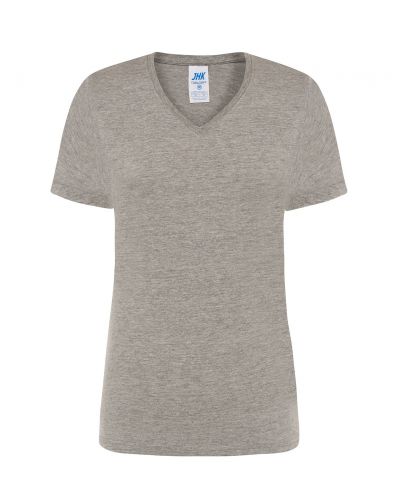 REGULAR LADY COMFORT V-NECK - GREY MELANGE