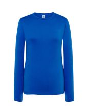 T-SHIRT DAMSKI z długim rękawem JHK TSRLCMF LS ROYAL BLUE