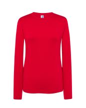 T-SHIRT DAMSKI z długim rękawem JHK TSRLCMF LS RED