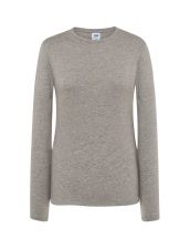 T-SHIRT DAMSKI z długim rękawem JHK TSRLCMF LS GREY MELANGE