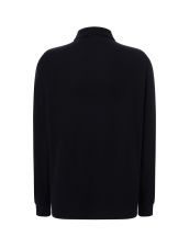Polo męskie z długim rękawem JHK PORA 210 LS BLACK
