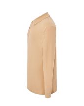 Polo męskie z długim rękawem JHK PORA 210 LS SAND