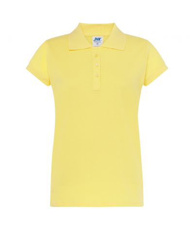 Polo damskie POPL 200 LIGHT YELLOW