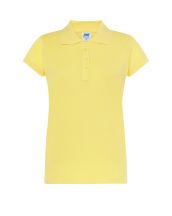 Polo damskie POPL 200 LIGHT YELLOW