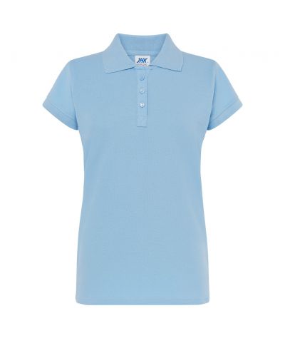 Polo damskie POPL 200 SKY BLUE