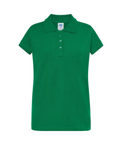 Polo damskie POPL 200 KELLY GREEN