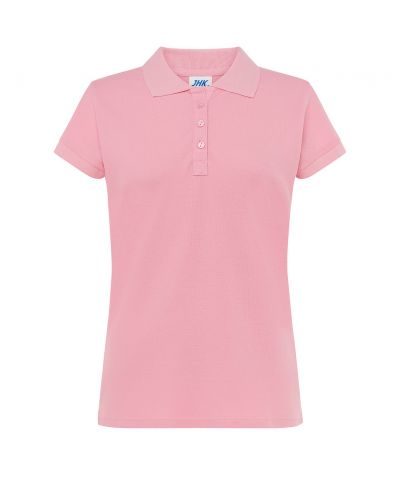 Polo damskie POPL 200 PINK JASNY