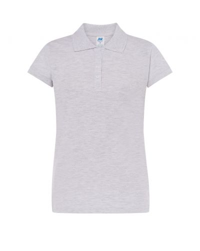 Polo damskie POPL 200 ASH MELANGE