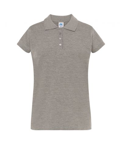 Polo damskie POPL 200 GREY MELANGE