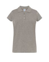 Polo damskie POPL 200 GREY MELANGE