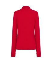Polo damskie z długim rękawem JHK POPL 200 LS RED