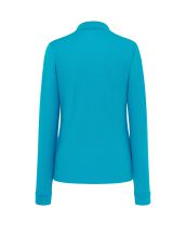 Polo damskie z długim rękawem JHK POPL 200 LS TURQUOISE