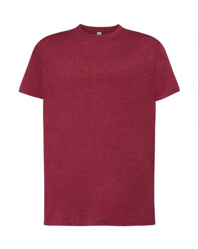 T-shirt JHK TSRA 150 - BURGUNDY HEATHER