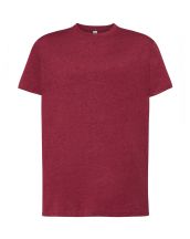 T-shirt JHK TSRA 150 - BURGUNDY HEATHER