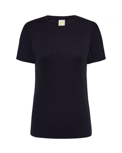 T-shirt JHK, damski sportowy - SPORT T-SHIRT LADY - NAVY