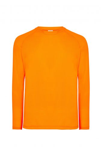 SPORT T-SHIRT MAN LS - ORANGE FLUOR