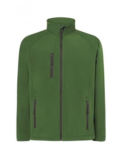 SOFTSHELL JACKET MAN - BOTTLE GREEN