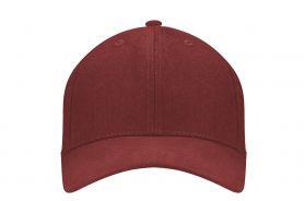 Czapka sześciopanelowa CZA006 - BURGUNDY