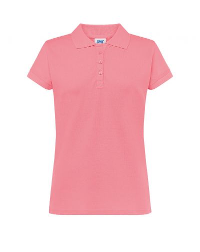 Polo damskie POPL 200 PINK CIEMNY