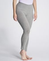 Legginsy damskie - GREY MELANGE