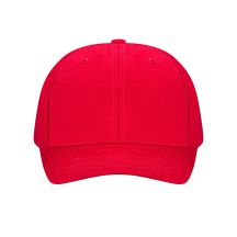 Czapka JUNIOR sześciopanelowa CZA011 - RED