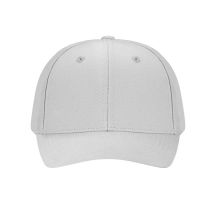 Czapka JUNIOR sześciopanelowa CZA011 - LIGHT GREY