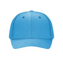 Czapka JUNIOR sześciopanelowa CZA011 - AQUA