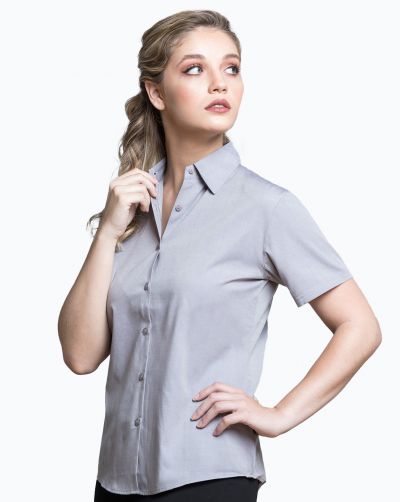 Koszula damska z krótkim rękawem SHLOXFSS