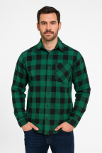 Koszula Flanelowa KOFL - KELLY GREEN