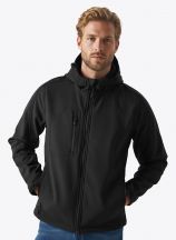 SOFTSHELL WINDSTORM HOODED MAN - BLACK