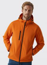 SOFTSHELL WINDSTORM HOODED MAN - ORANGE
