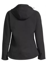 SOFTSHELL WINDSTORM HOODED LADY - BLACK