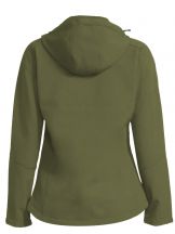 SOFTSHELL WINDSTORM HOODED LADY - MILITARY