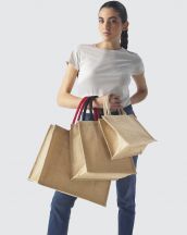 Torba z juty laminowanej NATURAL