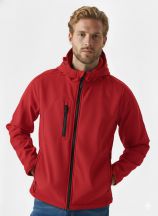 SOFTSHELL WINDSTORM HOODED MAN - RED