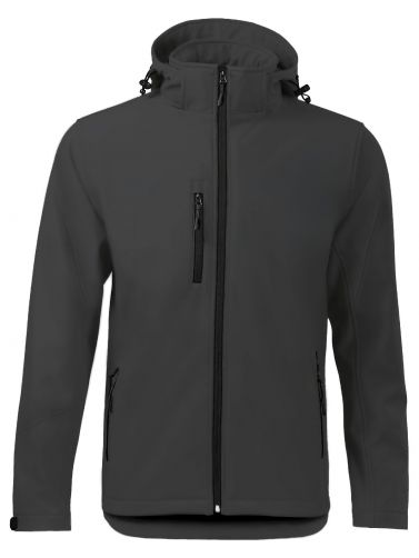 SOFTSHELL WINDSTORM HOODED MAN - GRAPHITE